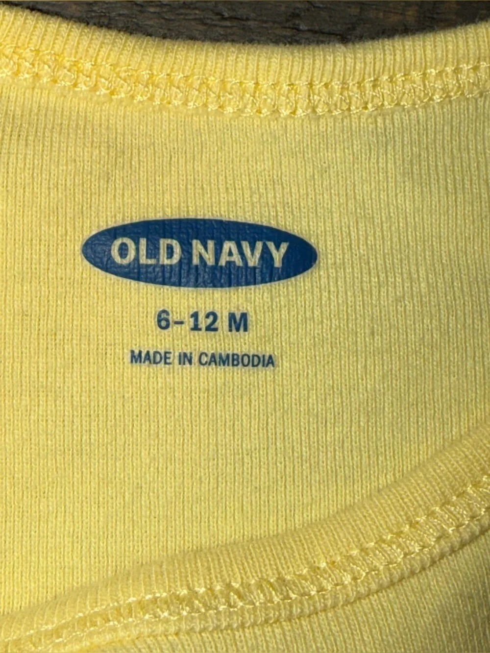 Old Navy soft yellow